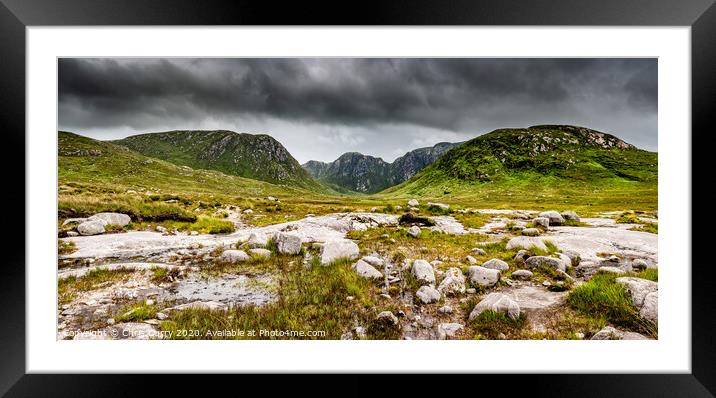The Poisoned Glen Gweedore County Donegal Ireland Framed Mounted Print by Chris Curry
