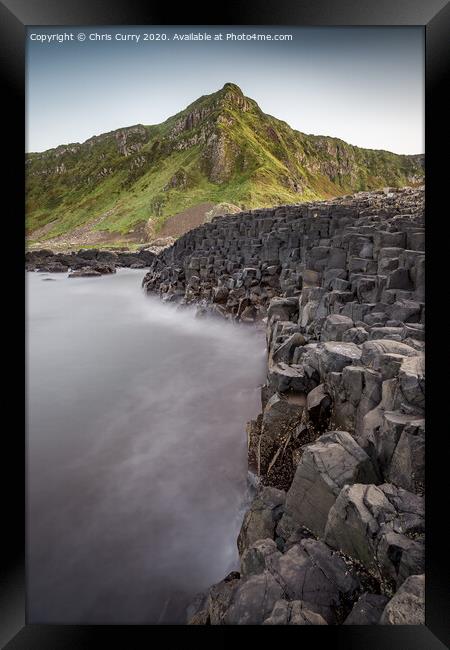 Giants Causeway County Antrim Northern Ireland Lan Framed Print by Chris Curry