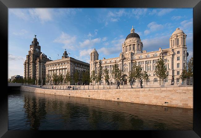 The Three Graces, Liverpool Framed Print by Dave Wood