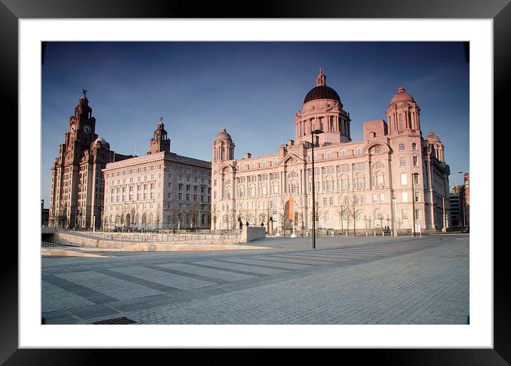 LIverpool Graces Framed Mounted Print by Steve Buck