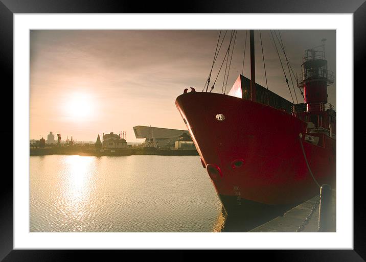 Ligh Boat Close Up Framed Mounted Print by Steve Buck