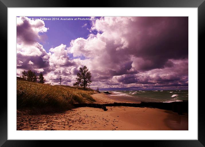  Michigan Stormy Skies Framed Mounted Print by Ian Pettman