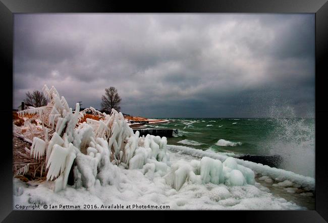 The Outdoor Freezer Framed Print by Ian Pettman