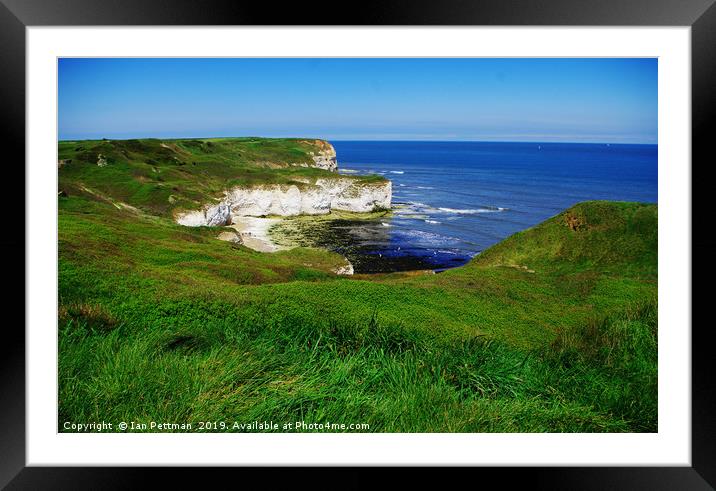 The Cliffs Framed Mounted Print by Ian Pettman