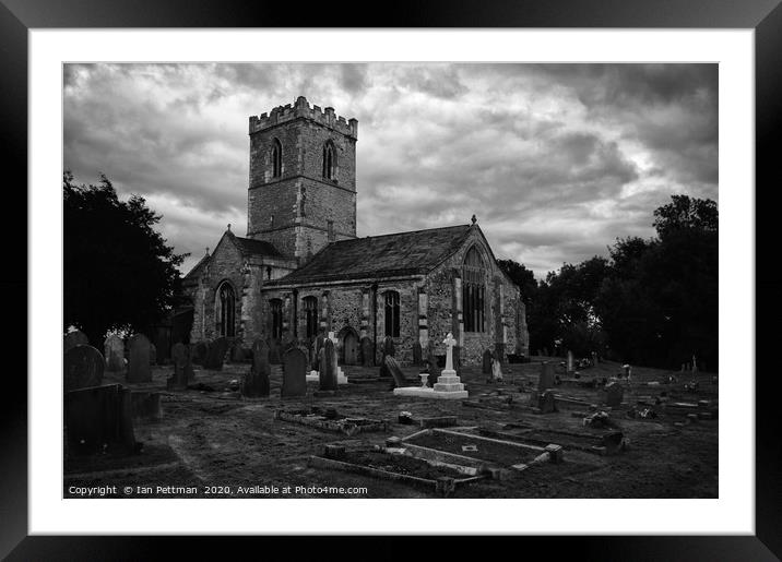 St Andrews Church, Paull Framed Mounted Print by Ian Pettman