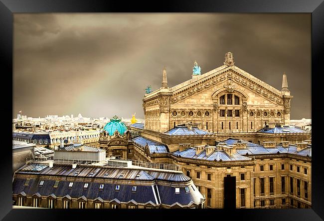 Opera house in Paris Framed Print by Iryna Vlasenko