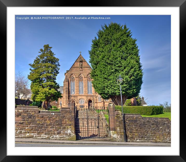 St. Mary's Catholic Church, Stirling, Scotland Framed Mounted Print by ALBA PHOTOGRAPHY