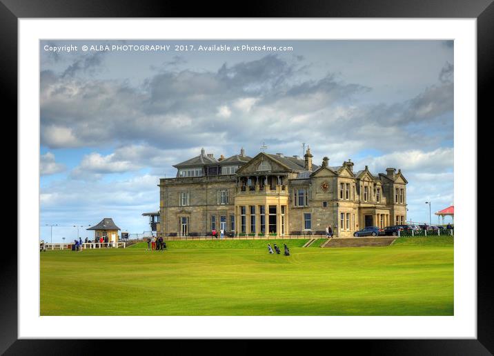 The Old Course, St Andrews, Scotland Framed Mounted Print by ALBA PHOTOGRAPHY