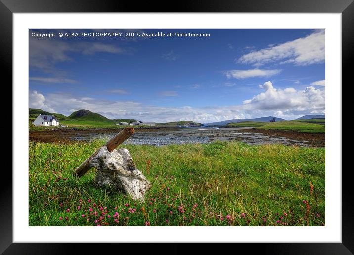 Canna Bay, Isle of Canna, Scotland Framed Mounted Print by ALBA PHOTOGRAPHY