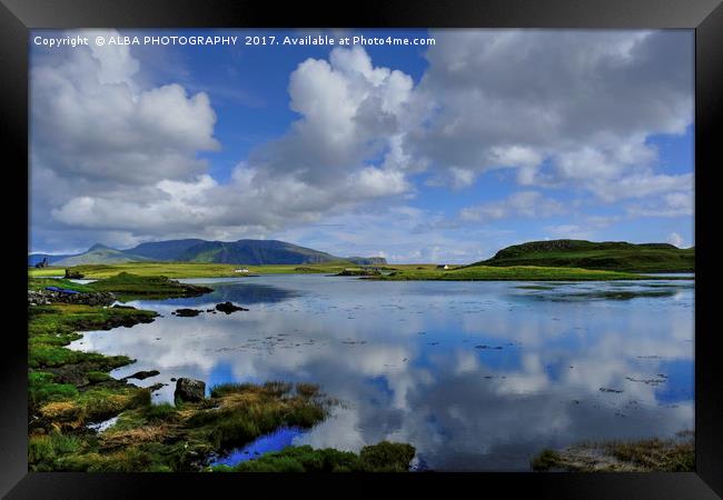 Canna Bay, Isle of Canna, Scotland Framed Print by ALBA PHOTOGRAPHY
