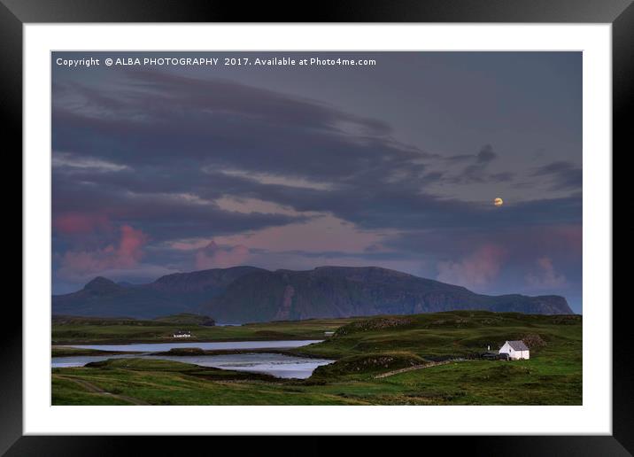 The Isle of Rum, Scotland. Framed Mounted Print by ALBA PHOTOGRAPHY