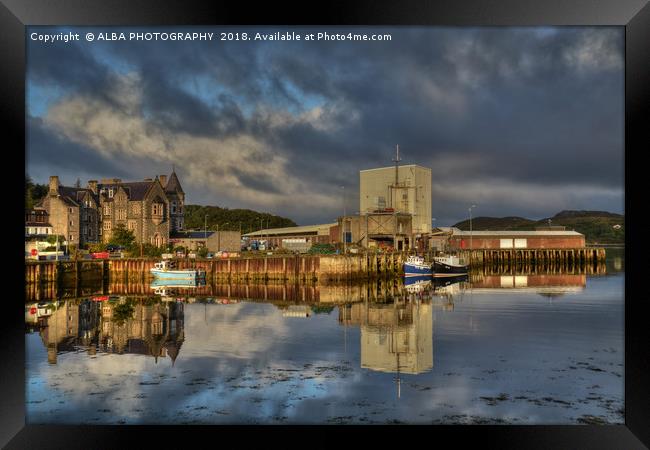 Lochinver Harbour, Sutherland, Scotland. Framed Print by ALBA PHOTOGRAPHY