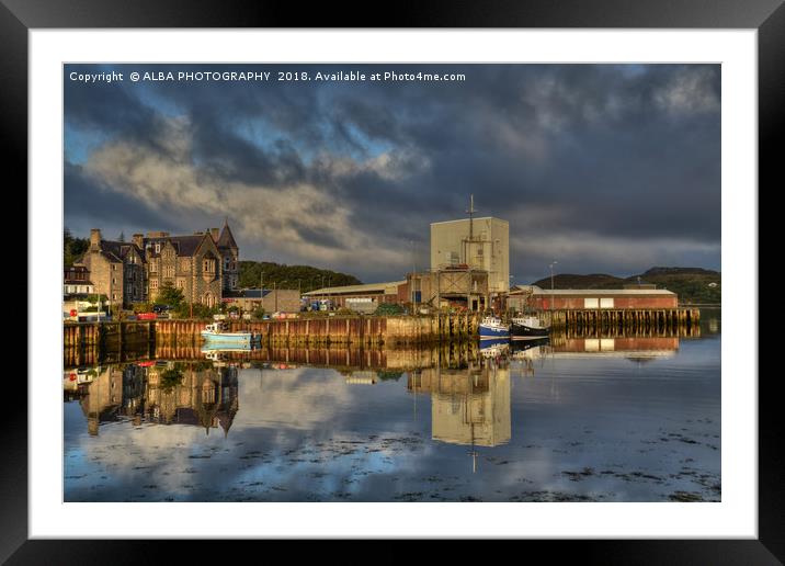 Lochinver Harbour, Sutherland, Scotland. Framed Mounted Print by ALBA PHOTOGRAPHY