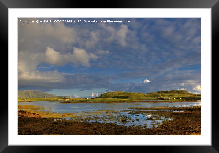 Isle of Canna, Small Isles, Scotland Framed Mounted Print by ALBA PHOTOGRAPHY