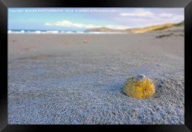 Vatersay Bay, Isle of Barra, Scotland. Framed Print by ALBA PHOTOGRAPHY