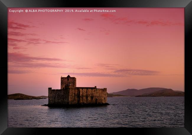 Kisimul Castle, Isle of Barra, Scotland. Framed Print by ALBA PHOTOGRAPHY