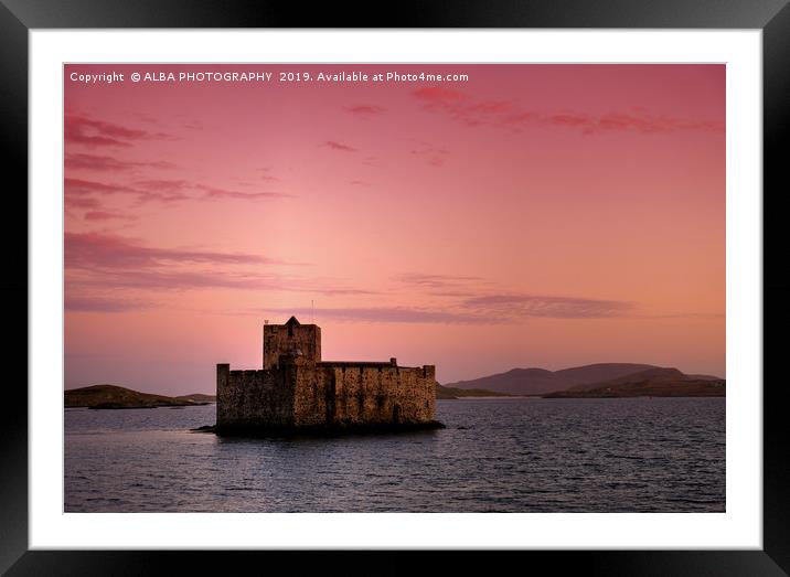 Kisimul Castle, Isle of Barra, Scotland. Framed Mounted Print by ALBA PHOTOGRAPHY