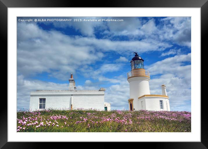 Chanonry Lighthouse, The Black Isle, Scotland Framed Mounted Print by ALBA PHOTOGRAPHY