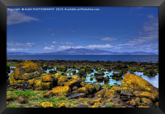 The Isle of Arran, Scotland Framed Print by ALBA PHOTOGRAPHY