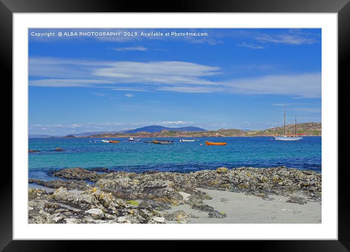 Isle of Iona, Inner Hebrides, Scotland. Framed Mounted Print by ALBA PHOTOGRAPHY