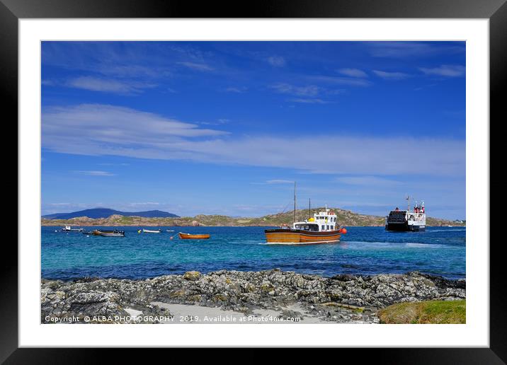 Isle of Iona, Inner Hebrides, Scotland. Framed Mounted Print by ALBA PHOTOGRAPHY