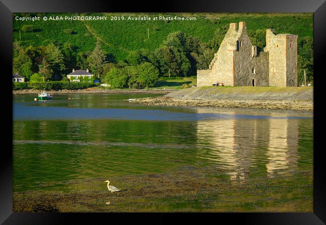 Lochranza Castle, Isle of Arran, Scotland Framed Print by ALBA PHOTOGRAPHY