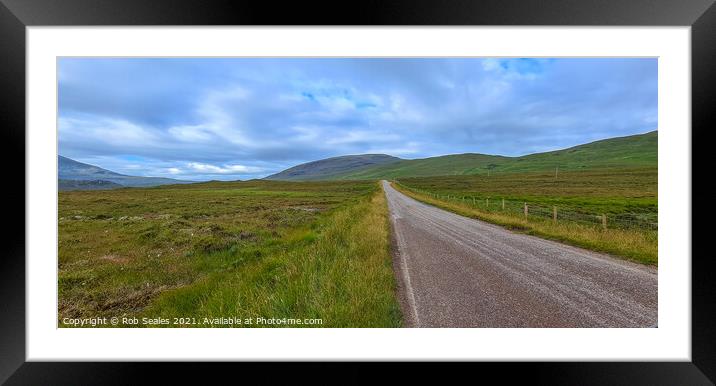The Road to Nowhere Framed Mounted Print by Rob Seales