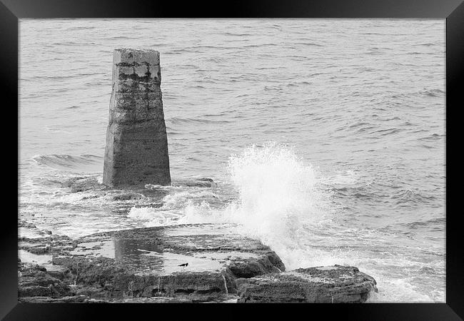 Water and Rocks Framed Print by Rob Seales