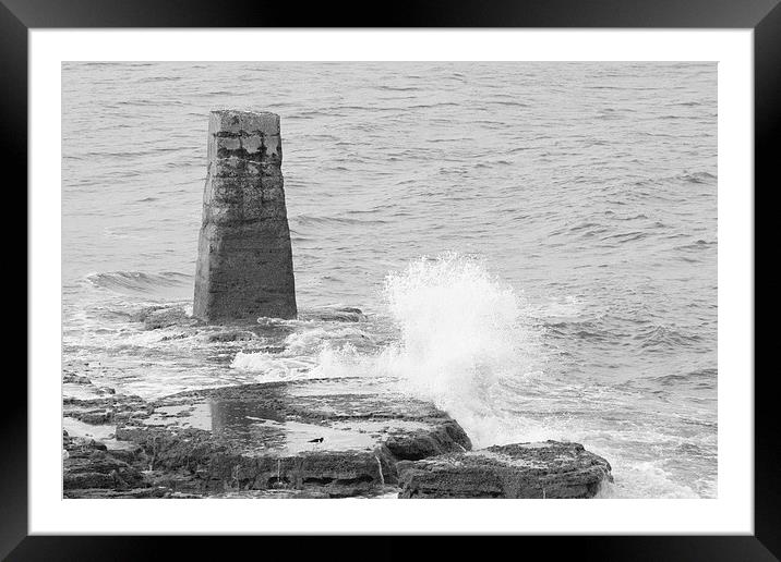 Water and Rocks Framed Mounted Print by Rob Seales