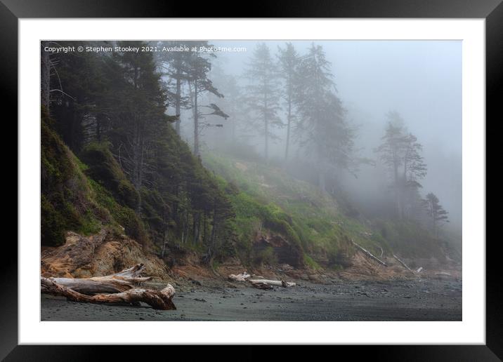 Olympic Coast Framed Mounted Print by Stephen Stookey