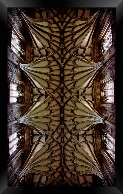 Heavenward--Winchester Cathedral Framed Print by Stephen Stookey