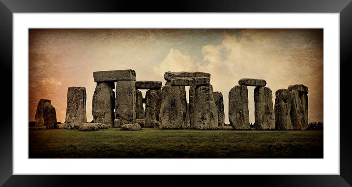 Stonehenge Framed Mounted Print by Stephen Stookey