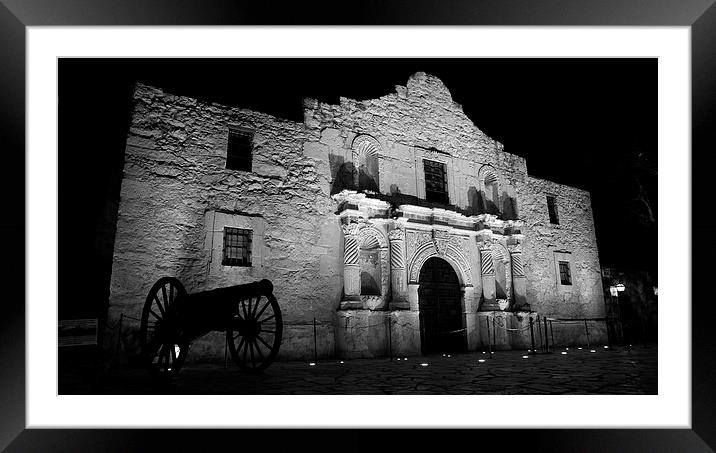 The Alamo Remembered Framed Mounted Print by Stephen Stookey
