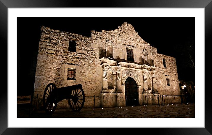 The Alamo Remembered - No. 2 Framed Mounted Print by Stephen Stookey