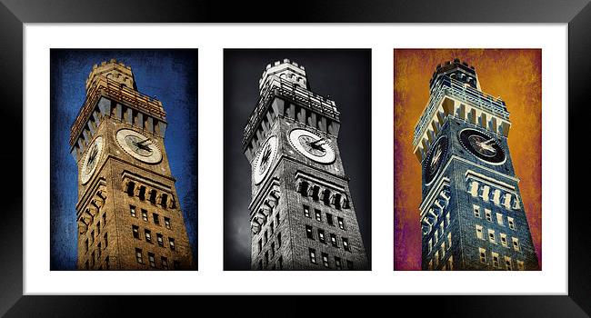 Bromo Seltzer Tower Triptych -- No. 1 Framed Print by Stephen Stookey