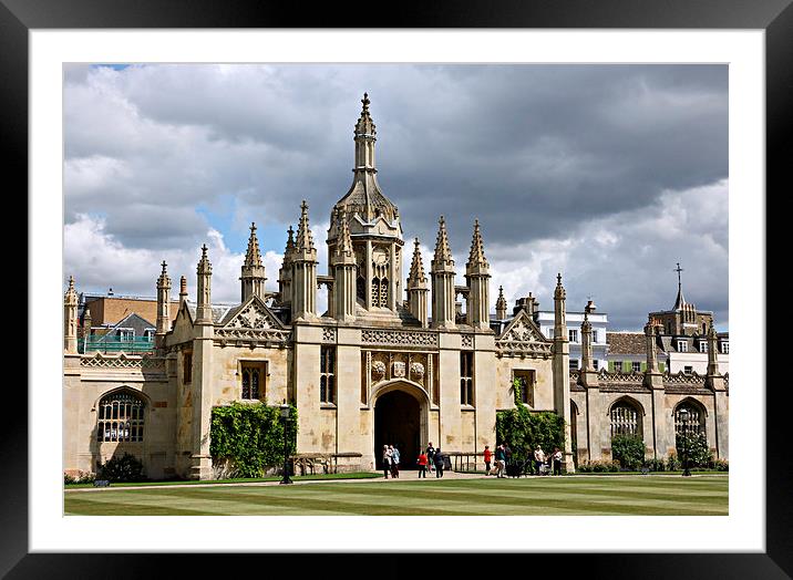Kings College Gatehouse Framed Mounted Print by Stephen Stookey