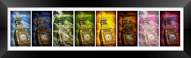 United Colours of Big Ben Framed Print by Stephen Stookey