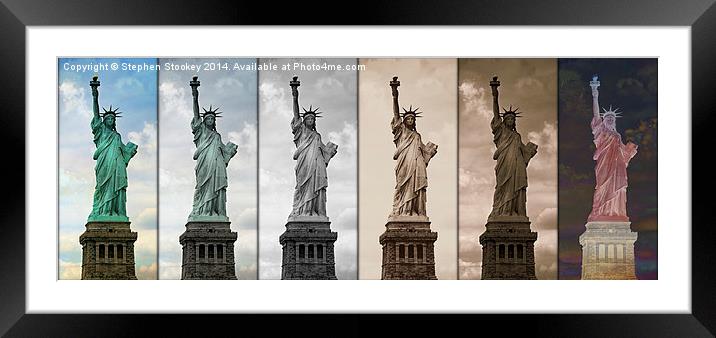  Visions of Liberty Framed Mounted Print by Stephen Stookey