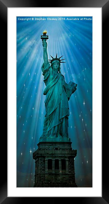  Light to the Nations Framed Mounted Print by Stephen Stookey
