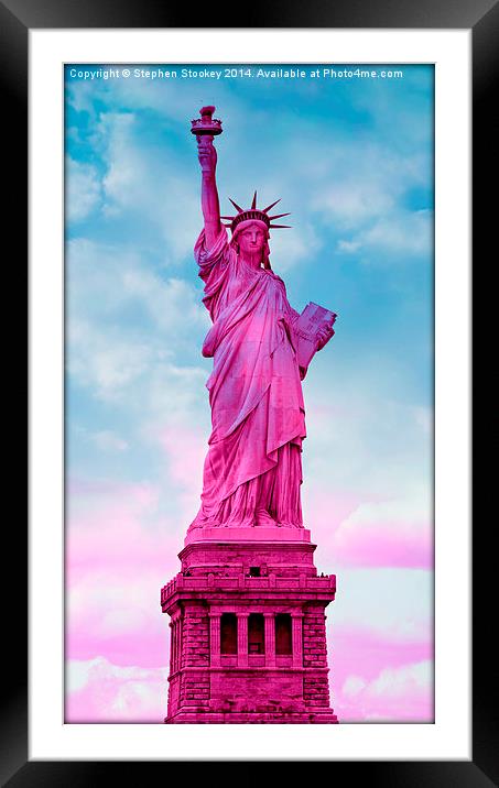  Pretty in Pink Framed Mounted Print by Stephen Stookey