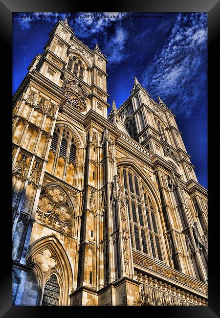  Westminster Abbey West Front Framed Print by Stephen Stookey