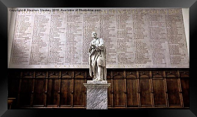  Tribute - Trinity College Framed Print by Stephen Stookey