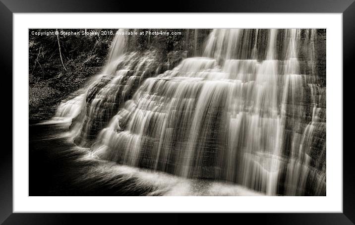  Enfield Falls #4 Framed Mounted Print by Stephen Stookey