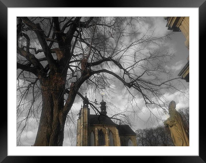 Sedlec Ossuary, Czech Republic Framed Mounted Print by Joanne Dix