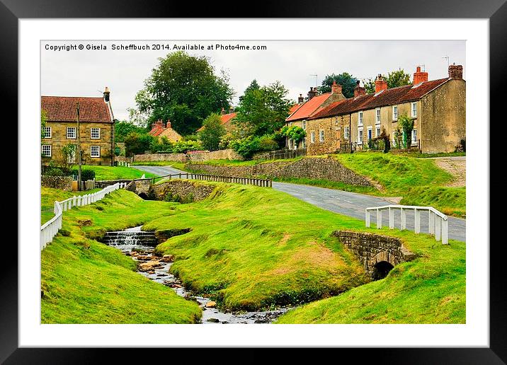  Hutton-le-Hole Framed Mounted Print by Gisela Scheffbuch