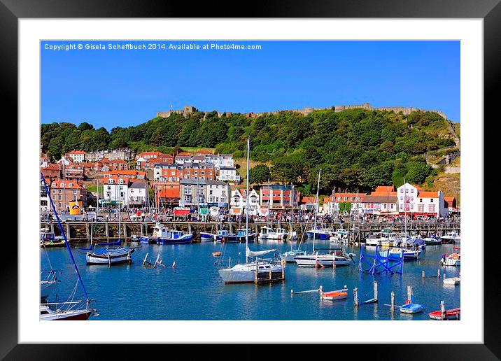  Scarborough Framed Mounted Print by Gisela Scheffbuch
