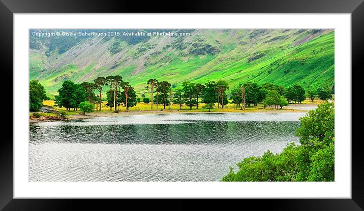  Buttermere Framed Mounted Print by Gisela Scheffbuch