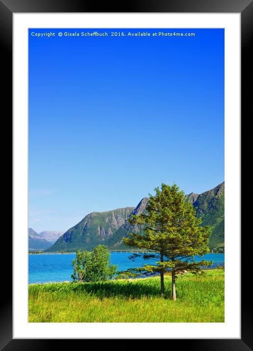 A Lovely Sunny Day Framed Mounted Print by Gisela Scheffbuch