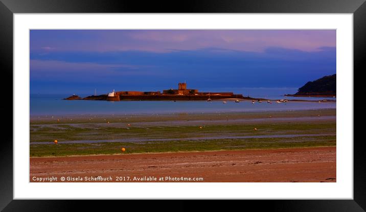 Saint Aubin's Fort Framed Mounted Print by Gisela Scheffbuch