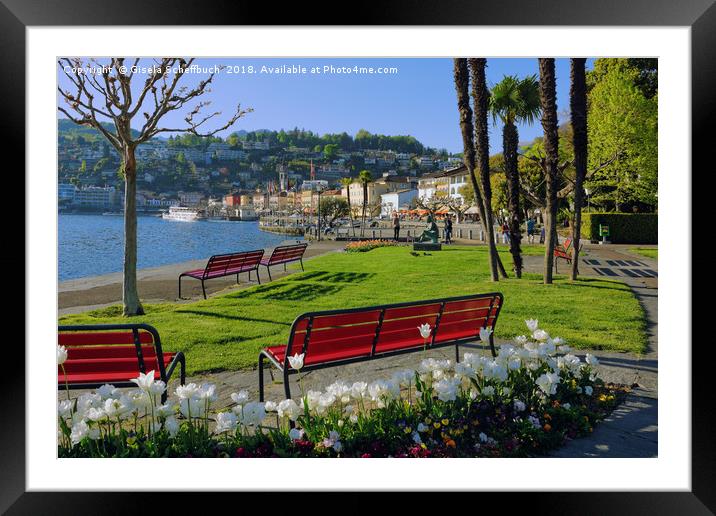 Ascona  Framed Mounted Print by Gisela Scheffbuch